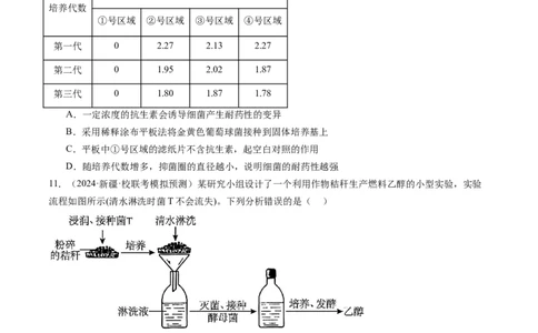 第39讲微生物的培养技术和应用（练习）（原卷版）_新高考复习资料_2024年新高考复习资料_一轮复习资料_完2024年高考生物一轮复习讲练测(课件+讲义+练习)（新高考）_讲义+练习