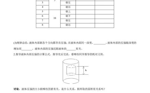 第9章第2节第1课时液体的压强导学案_初物_人教版初中物理初二三同步讲义习题练习八九年级电子资料word素材_20250116_181533_最新人教版初中物理初二下册_赠送资料八年级下册