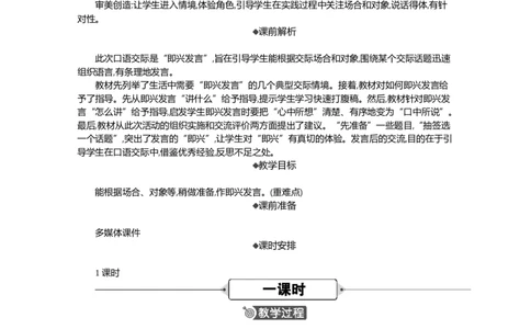 口语交际：即兴发言精华版教案_部编人教版6年级下册语文_（赠送）新版-2025年2月六年级下册语文资料(课件+教案)(赠送资料-不需要就不下载)_1.第一单元_口语交际：即兴发言_教案