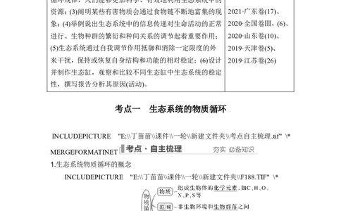 第30讲生态系统的物质循环、信息传递及其稳定性_新高考复习资料_2024年新高考复习资料_一轮复习资料_完2024生物步步高大一轮复习（课件+讲义）_另附1套Word版题库_选择性必修2