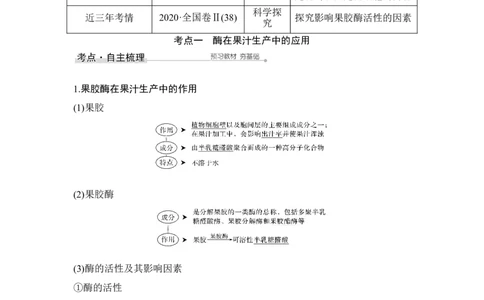 第35讲酶的研究与应用_通用版（老高考）复习资料_2023年复习资料_一轮复习_2023年高考生物一轮复习讲义+课件（全国版）_2023年高考生物一轮复习讲义（全国版）_赠补充习题