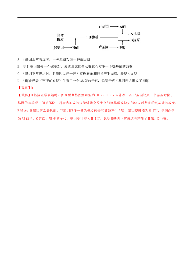 第19练基因突变和基因重组（解析版）_新高考复习资料_2023年新高考复习资料_一轮复习_2023年高考生物一轮复习小题多维练（新高考专用）