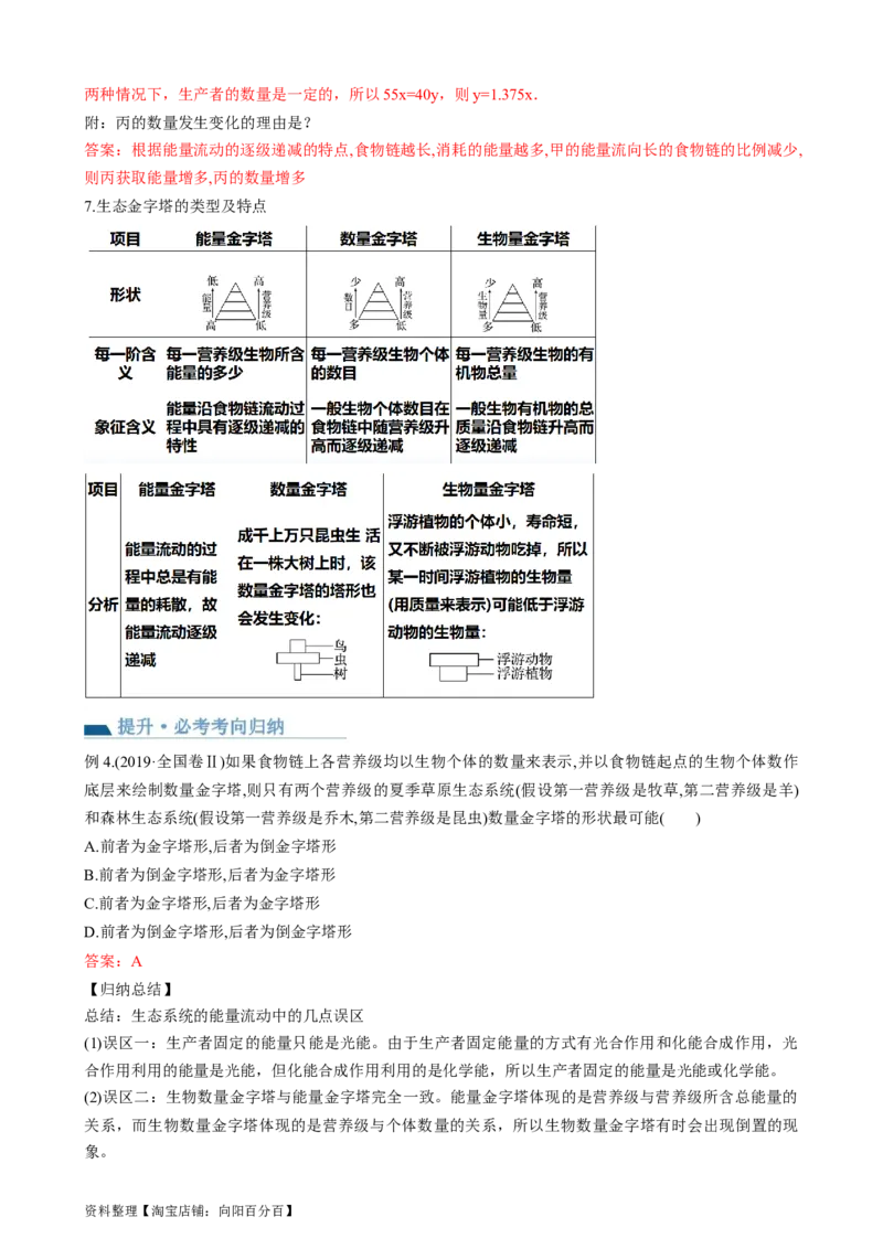 第36讲生态系统的功能（讲义）（教师版）_新高考复习资料_2024年新高考复习资料_一轮复习资料_完2024年高考生物一轮复习讲练测(课件+讲义+练习)（新高考）_讲义+练习