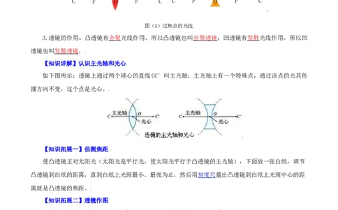 第18课透镜（教师版）_初物_人教版初中物理初二三同步讲义习题练习八九年级电子资料word素材_20250116_181533_A017&mdash;&mdash;人教版初中物理初二三教案讲义专项练习八九年级电子版word资料