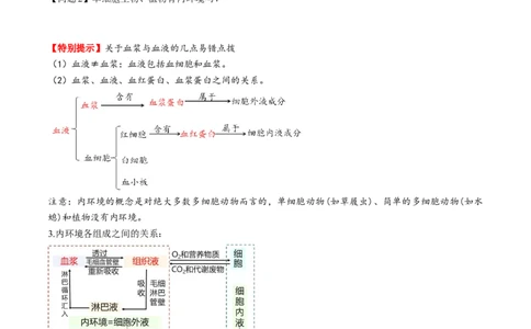 第24讲内环境与稳态（讲义）（原卷版）_2025年新高考资料_一轮复习_2025年高考生物一轮复习讲练测（新教材新高考）
