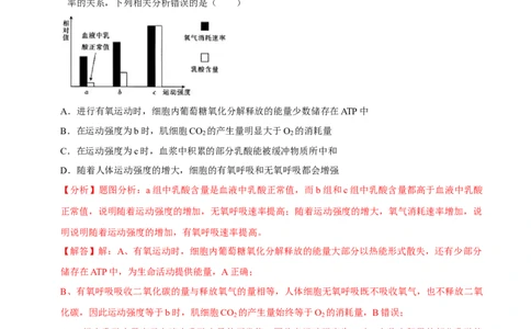第4讲光合作用和细胞呼吸（检测）（解析版）_新高考复习资料_2023年新高考复习资料_二轮复习_2023年高考生物二轮复习讲练测（新教材专用）