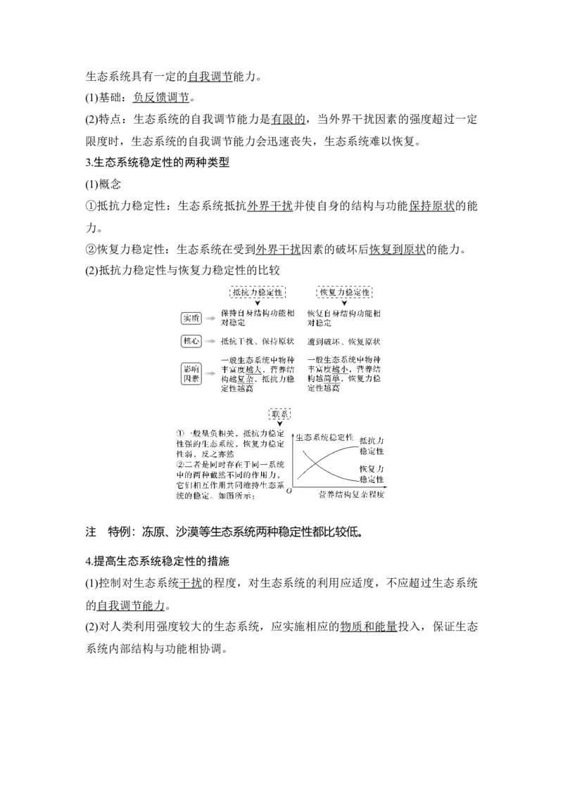 第30讲生态系统的稳定性和生态环境的保护_通用版（老高考）复习资料_2023年复习资料_一轮复习_2023年高考生物一轮复习讲义+课件（全国版）_2023年高考生物一轮复习讲义（全国版）