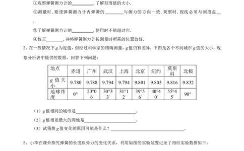 第七章《力》单元测试题及答案._初物_1初中物理