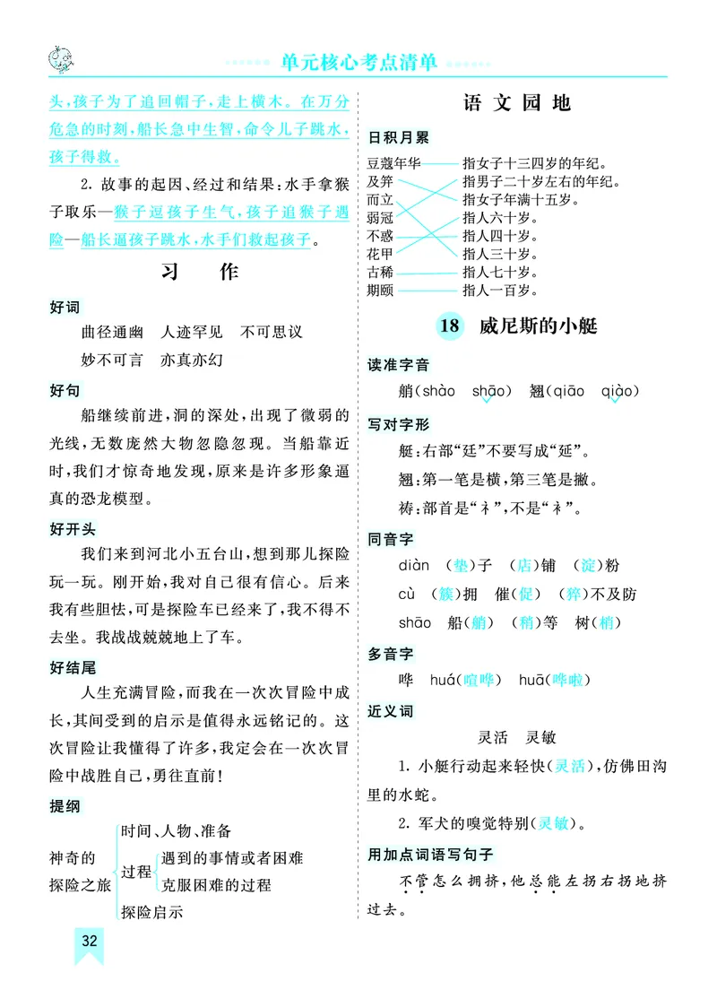 第六单元核心考点清单_部编人教版5年级下册语文_（赠送）新版-2025年2月五年级下册语文资料(课件+教案)(赠送资料-不需要就不下载)_6.第六单元_单元复习