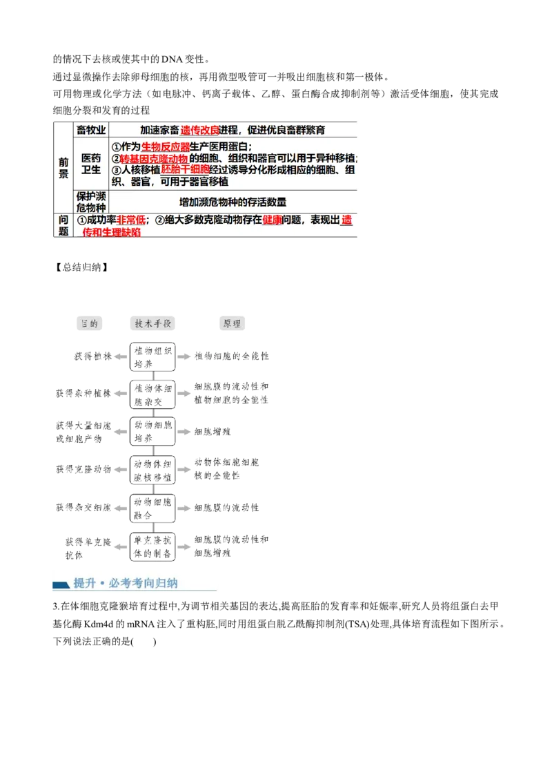 第41讲动物细胞工程（讲义）（学生版）_新高考复习资料_2024年新高考复习资料_一轮复习资料_完2024年高考生物一轮复习讲练测(课件+讲义+练习)（新高考）_讲义+练习