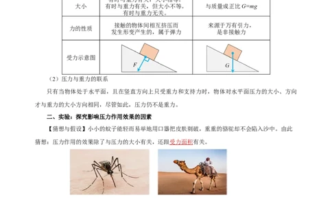 第九章压强（知识清单）-八年级物理下册同步备课系列（人教版）（教师版）_初物_2024人教版初中物理八九年级上下册课件教案PPT试题电子版资料_八年级下册试卷_单元试卷