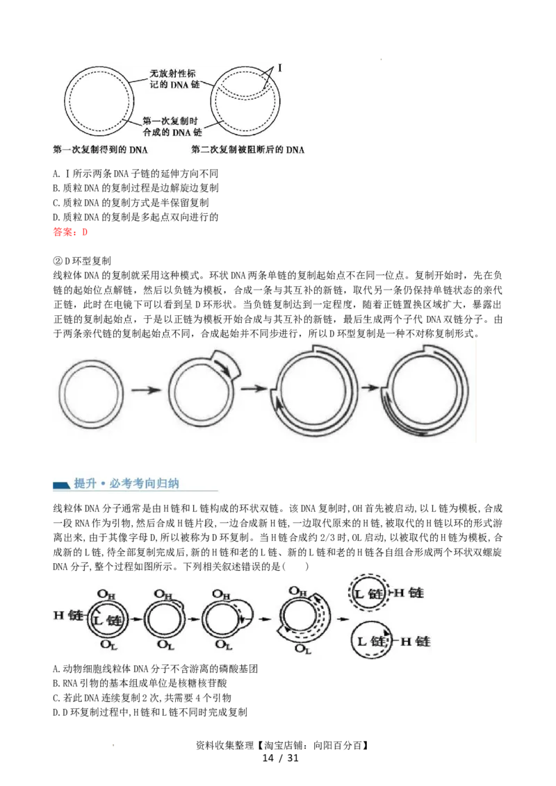 第21讲DNA分子的结构、复制与基因的本质（讲义）（教师版）_新高考复习资料_2024年新高考复习资料_一轮复习资料_完2024年高考生物一轮复习讲练测(课件+讲义+练习)（新高考）