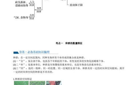 第33讲种群及其动态（讲义）（教师版）_新高考复习资料_2024年新高考复习资料_一轮复习资料_完2024年高考生物一轮复习讲练测(课件+讲义+练习)（新高考）_讲义+练习