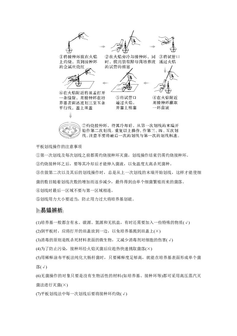 第31讲　微生物的培养技术及应用_新高考复习资料_2023年新高考复习资料_一轮复习_2023年新高考大一轮复习讲义_2023年高考生物一轮复习讲义（新人教新高考）_赠补充习题