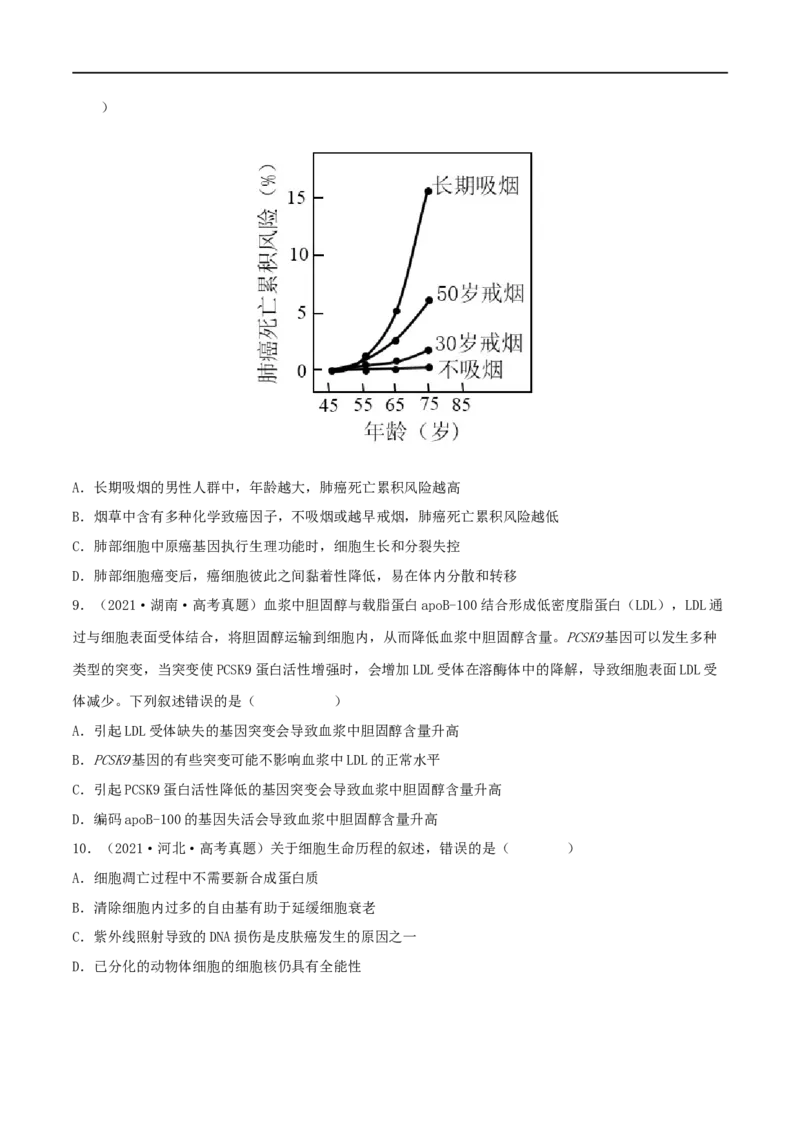 第19练基因突变和基因重组（原卷版）_新高考复习资料_2023年新高考复习资料_一轮复习_2023年高考生物一轮复习小题多维练（新高考专用）
