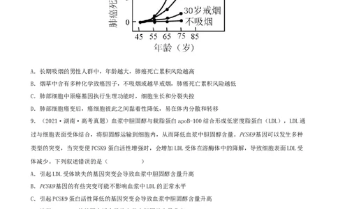 第19练基因突变和基因重组（原卷版）_新高考复习资料_2023年新高考复习资料_一轮复习_2023年高考生物一轮复习小题多维练（新高考专用）