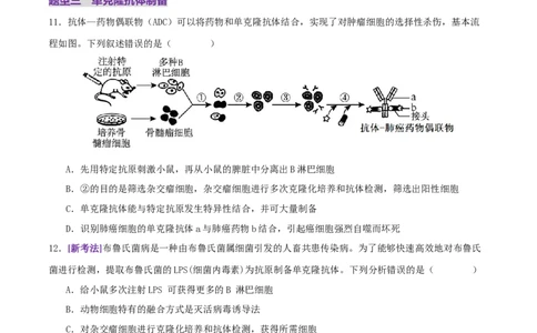 第17讲+细胞工程（专项训练，4大题型）（原卷版）_2025年新高考资料_二轮复习_01高考语文等多个文件_上好课2025年高考生物二轮复习讲练测（新高考通用）