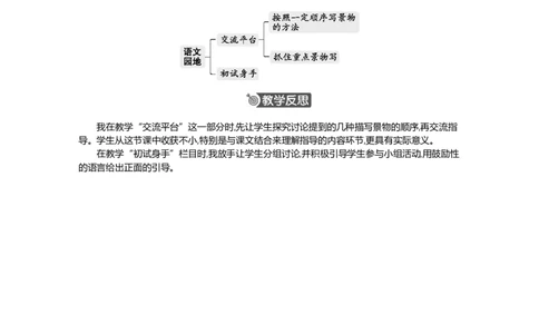 交流平台与初试身手精华版教案_部编人教版4年级下册语文_（赠送）新版-2025年2月四年级下册语文资料(课件+教案)(赠送资料-不需要就不下载)_5.第五单元_交流平台与初试身手_教案