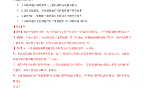 第3讲细胞呼吸（解析版）_通用版（老高考）复习资料_2024年复习资料_完备战2024年高考生物一轮复习考点帮（全国通用）_专题四细胞的能量供应和利用