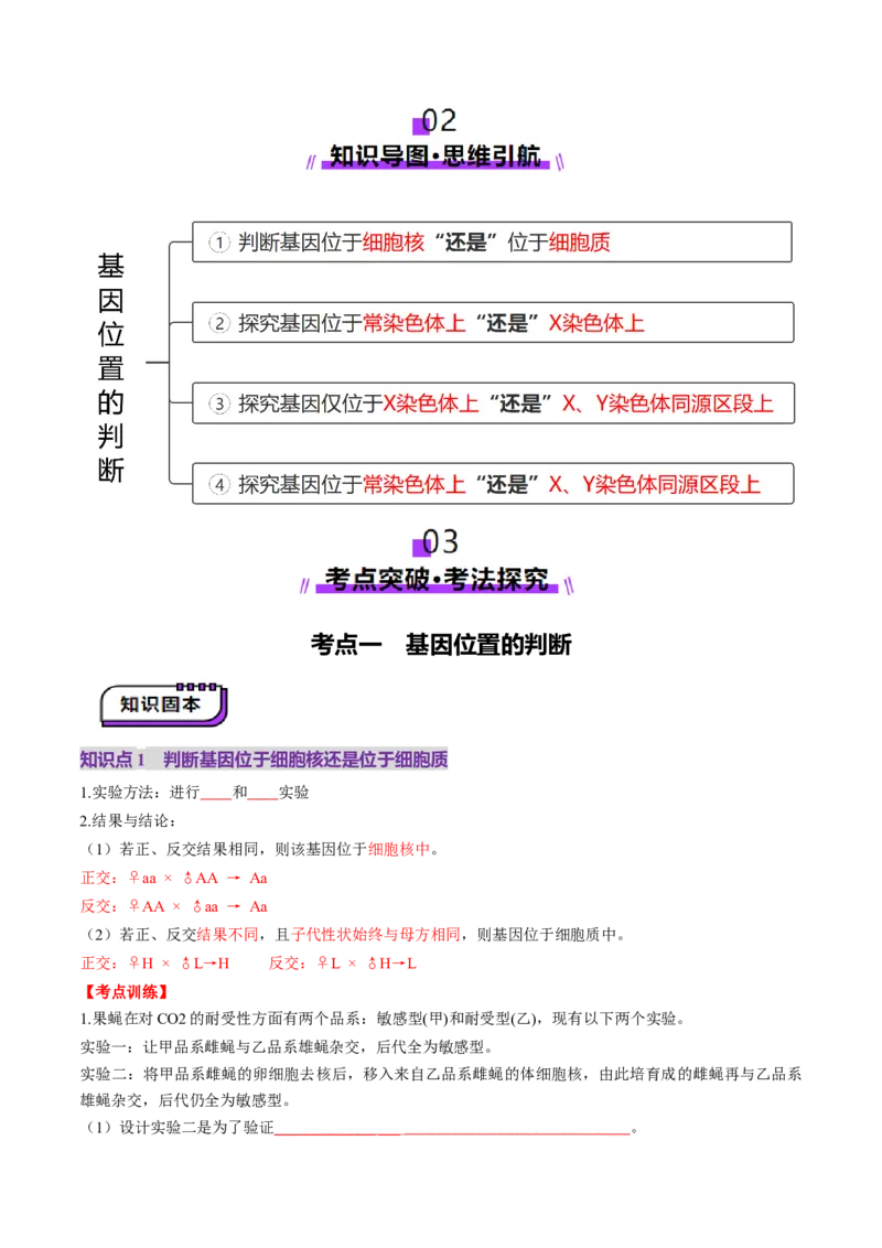 第18讲遗传综合实验分析（讲义）（原卷版）_2025年新高考资料_一轮复习_2025年高考生物一轮复习讲练测（新教材新高考）