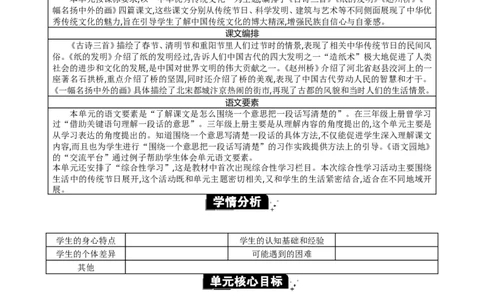第三单元单元分析_部编人教版3年级下册语文_（赠送）新版-2025年2月三年级下册语文资料(课件+教案)(赠送资料-不需要就不下载)_3.第三单元_单元导引