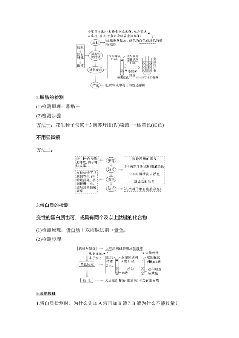 第2讲细胞中的无机物、糖类和脂质_通用版（老高考）复习资料_2023年复习资料_一轮复习_2023年高考生物一轮复习讲义+课件（全国版）_2023年高考生物一轮复习讲义（全国版）