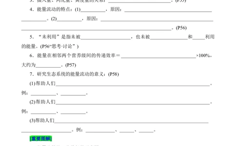 第3章生态系统及其稳定性（填空版）_2025年新高考资料_专项复习_晨读晚默备战2025年高考生物必背知识清单_第3章生态系统及其稳定性-晨读晚默备战2025年高考生物必背知识清单