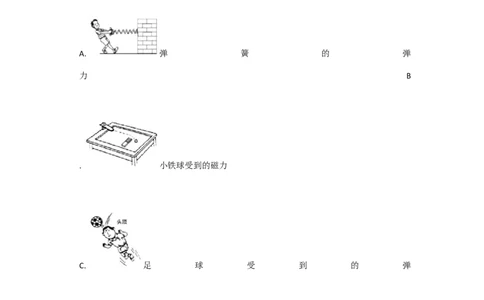 第七章《力》同步练习题含答案_初物_1初中物理
