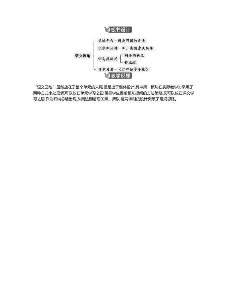 语文园地精华版教案_部编人教版4年级下册语文_（赠送）新版-2025年2月四年级下册语文资料(课件+教案)(赠送资料-不需要就不下载)_2.第二单元_语文园地_教案