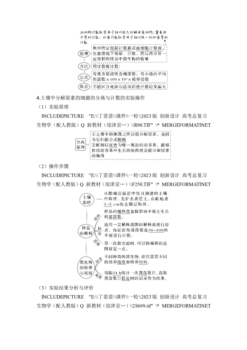第33讲微生物的培养技术及应用_新高考复习资料_2024年新高考复习资料_一轮复习资料_完2024生物步步高大一轮复习（课件+讲义）_2024年高考生物一轮复习讲义（新人教版）_选择性必修3