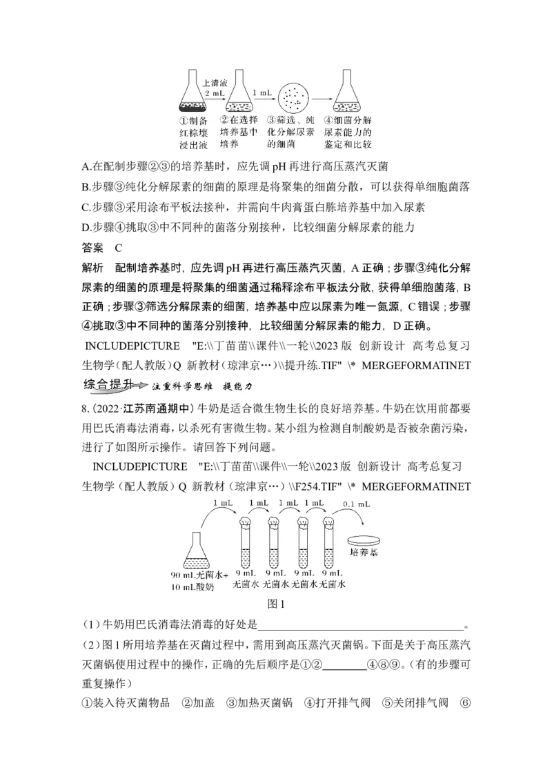第33讲微生物的培养技术及应用_新高考复习资料_2024年新高考复习资料_一轮复习资料_完2024生物步步高大一轮复习（课件+讲义）_2024年高考生物一轮复习讲义（新人教版）_选择性必修3