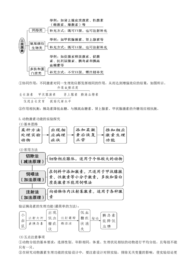 第27讲体液调节（讲义）（学生版）_新高考复习资料_2024年新高考复习资料_一轮复习资料_完2024年高考生物一轮复习讲练测(课件+讲义+练习)（新高考）_讲义+练习