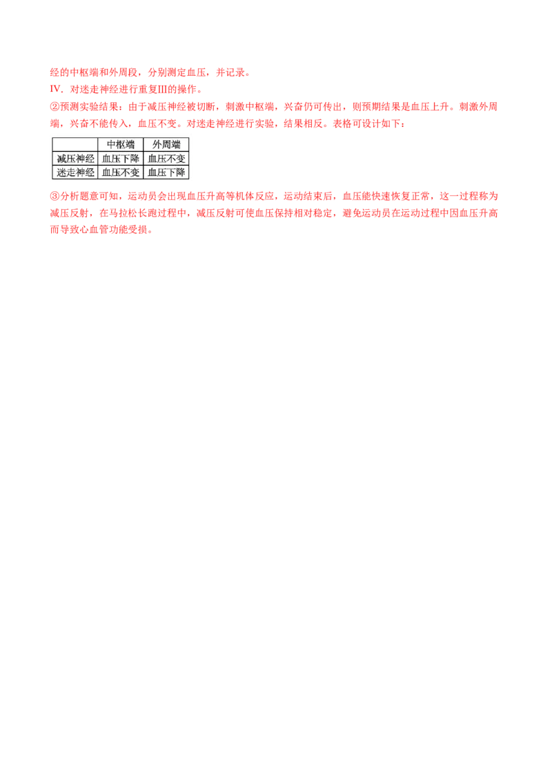 第25讲神经调节（第一课时，神经调节的结构基础及基本方式）（练习）（解析版）_2025年新高考资料_一轮复习_2025年高考生物一轮复习讲练测（新教材新高考）