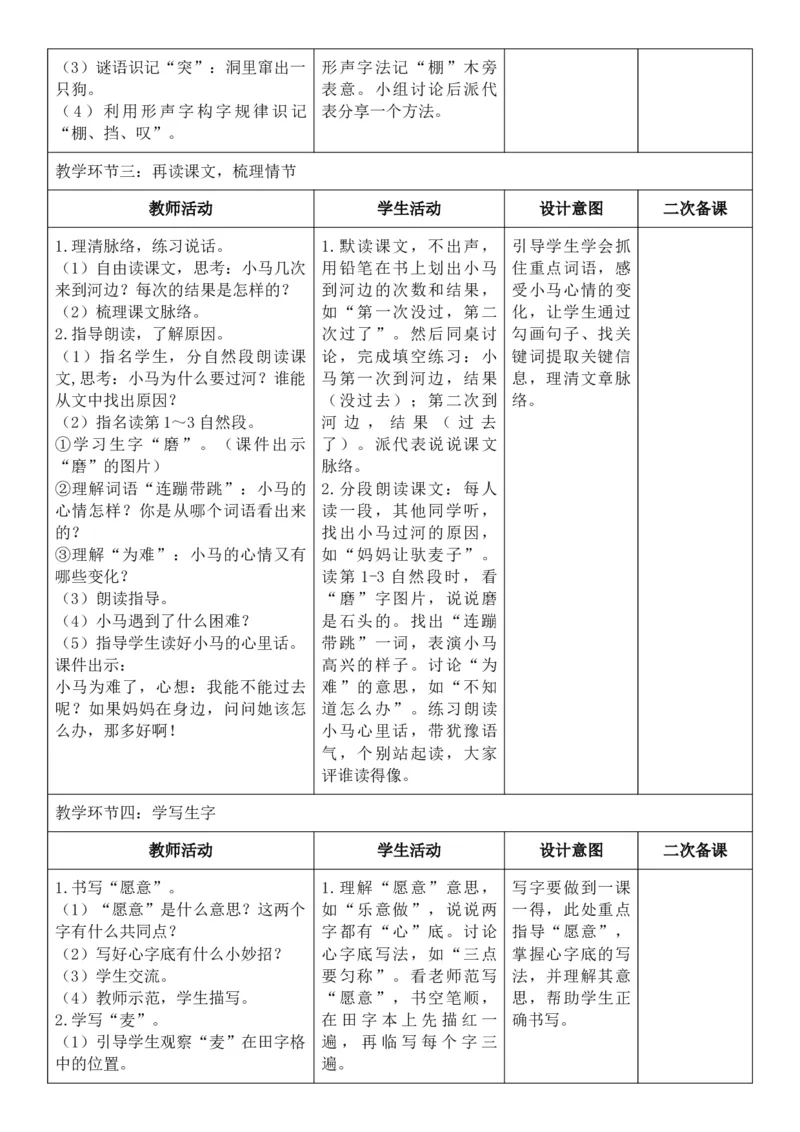 （新教材）2026年春期部编人教版二年级下册语文第5单元核心素养教案（反思无内容）_部编人教版2年级下册语文_2026年春期-2年级下册教案_单元教案