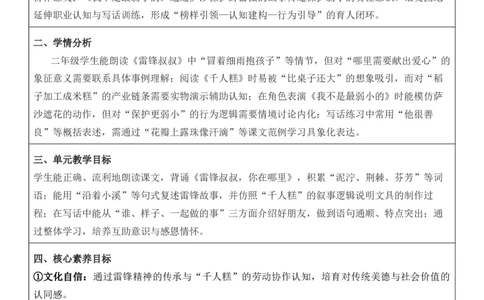 （新教材）2026年春期部编人教版二年级下册语文第2单元核心素养教案（反思有内容）_部编人教版2年级下册语文_2026年春期-2年级下册教案_单元教案