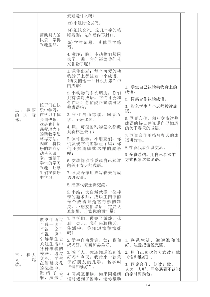 一、二单元教学设计(1)_部编人教版1年级下册语文_（赠送）旧版-1年级下册语文核心素养教案_1下语文单元核心素养教案_一年级语文大单元教学教案