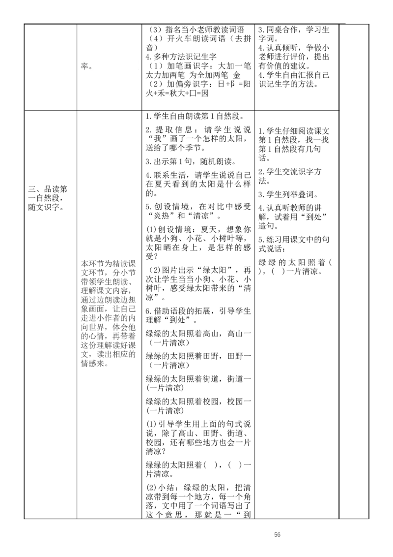 一、二单元教学设计(1)_部编人教版1年级下册语文_（赠送）旧版-1年级下册语文核心素养教案_1下语文单元核心素养教案_一年级语文大单元教学教案