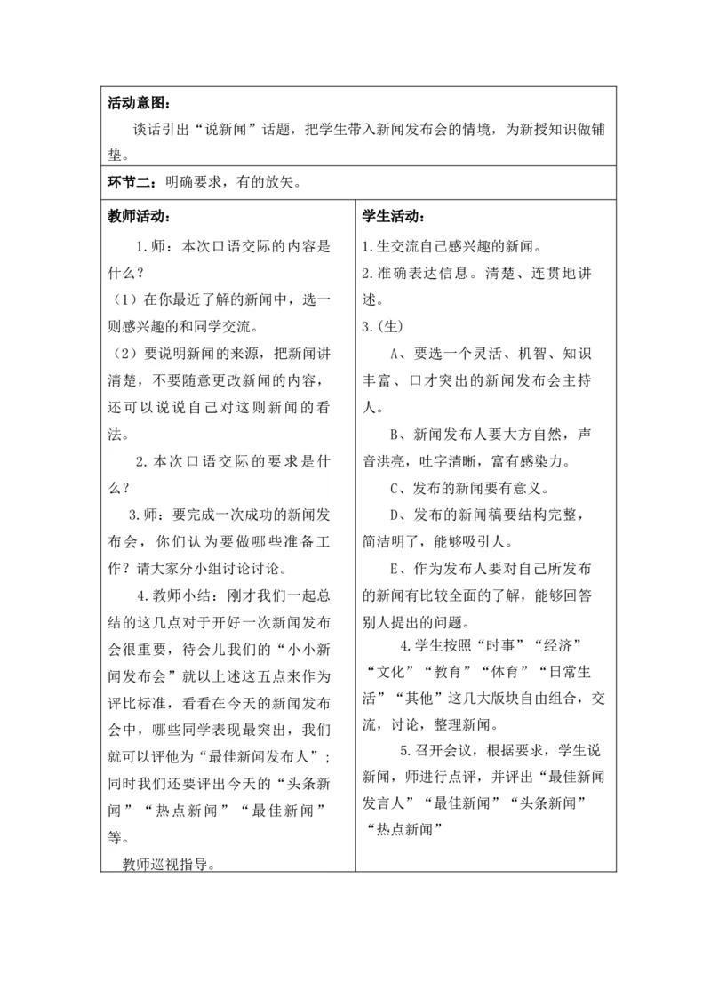 第二单元教案_部编人教版4年级下册语文_（赠送）旧版-4年级下册语文核心素养教案_4下语文单元核心素养教案