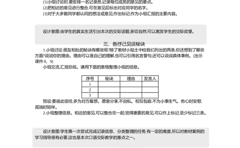 口语交际：朋友相处的秘诀精华版教案_部编人教版4年级下册语文_（赠送）新版-2025年2月四年级下册语文资料(课件+教案)(赠送资料-不需要就不下载)_6.第六单元_口语交际：朋友相处的秘诀