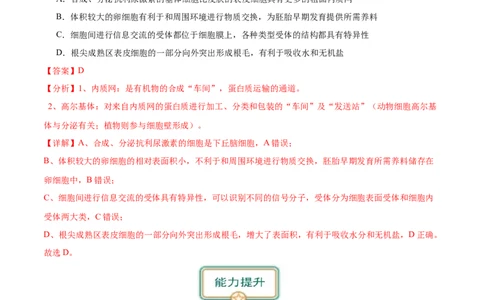 第2讲细胞器之间的分工与合作（解析版）_通用版（老高考）复习资料_2024年复习资料_完备战2024年高考生物一轮复习考点帮（全国通用）_专题三细胞的基本结构和物质的运输