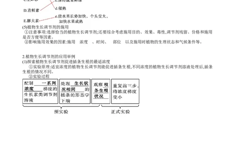 第32.2讲其他植物激素、植物生长调节剂的应用、环境因素参与调节植物的生命活动（讲义）（学生版）_新高考复习资料_2024年新高考复习资料_一轮复习资料_讲义+练习