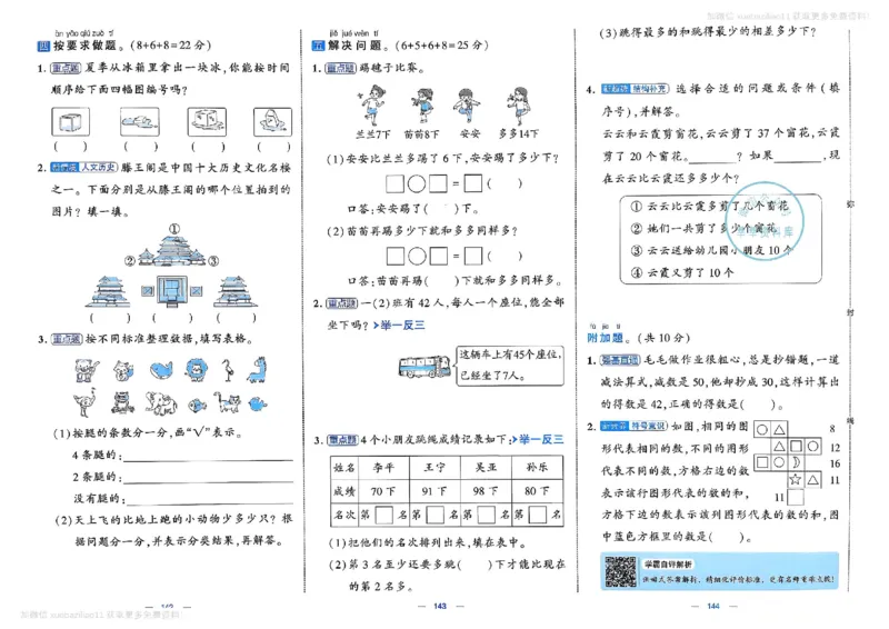 1下数学SJ学霸提优大试卷_26春《学霸提优大试卷》语数英人教苏教版北师版_学霸提优大试卷数学苏教26年下册