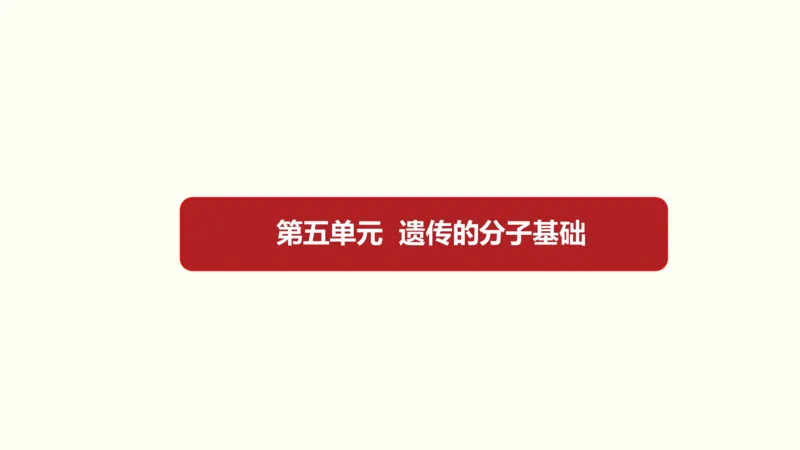 第五单元遗传的分子基础（教案）_新高考复习资料_2022年新高考复习资料_2022届一轮复习讲练结合7.13更新_系列一_第五单元遗传的分子基础