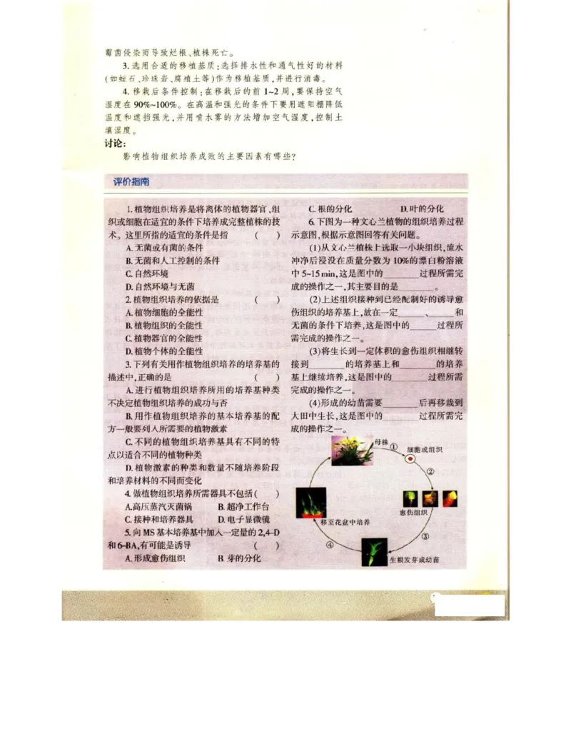 苏教版高中生物选修1《生物技术实践》电子课本_电子课本_最新版高中全科高清电子课本_6高中生物课本_苏教版高中生物