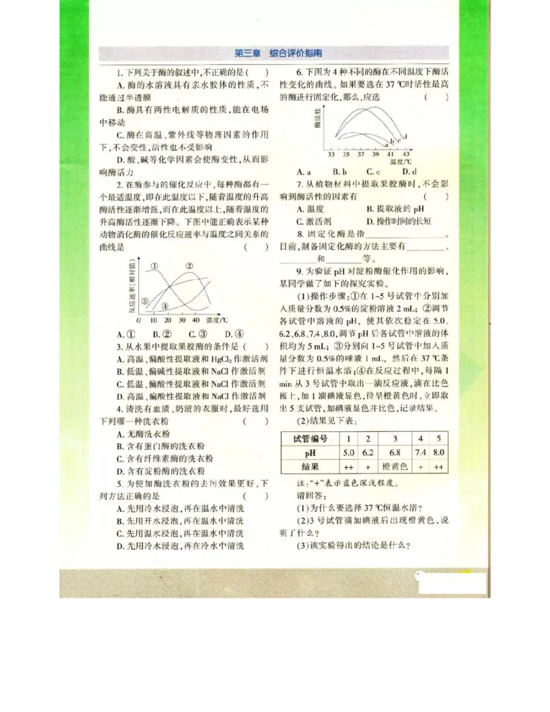 苏教版高中生物选修1《生物技术实践》电子课本_电子课本_最新版高中全科高清电子课本_6高中生物课本_苏教版高中生物