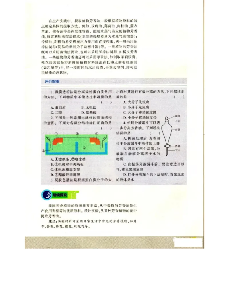 苏教版高中生物选修1《生物技术实践》电子课本_电子课本_最新版高中全科高清电子课本_6高中生物课本_苏教版高中生物