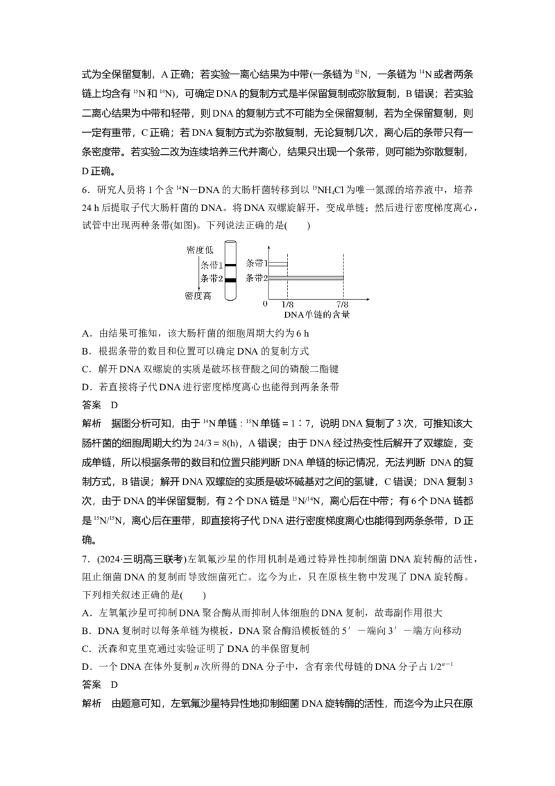 第六单元　第30课时　DNA的结构与复制_2025年新高考资料_一轮复习_2025大一轮复习讲义+课件（完结）_2025大一轮复习讲义生物教师用书Word版文档整书_配套Word版文档第三~六单元