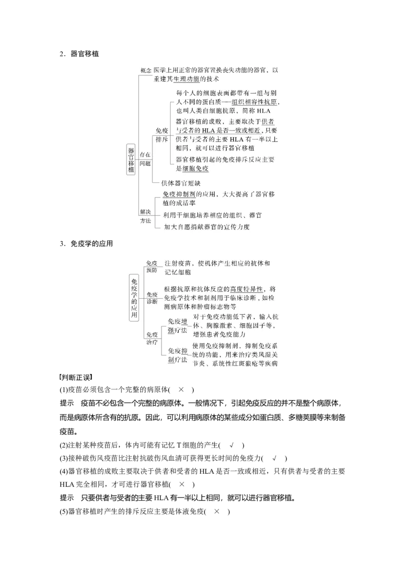 第八单元　第43课时　免疫失调及免疫学的应用_2025年新高考资料_一轮复习_2025大一轮复习讲义+课件（完结）_2025大一轮复习讲义生物教师用书Word版文档整书