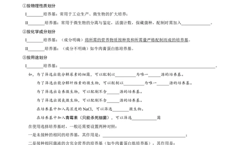 第50讲微生物的培养技术及应用（知识清单）_新高考复习资料_2025年新高考资料_备战2025年高考生物一轮复习课件+知识清单