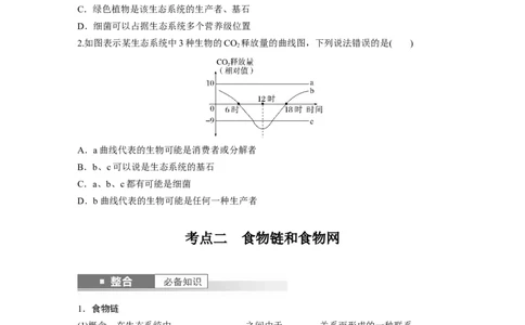 第九单元　第51课时　生态系统的结构_2025年新高考资料_一轮复习_2025大一轮复习讲义+课件（完结）_2025大一轮复习讲义生物学生用书Word版文档整书_2025大一轮复习讲义